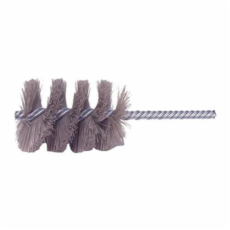 Nylox Power Tube Brush, 1/2 in Brush Dia, 2 in Brush L, 5 in Overall L, Nylon/Silicon Carbide Fill, 0.022 21130